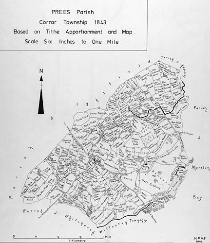Field name map of Corrar in Prees